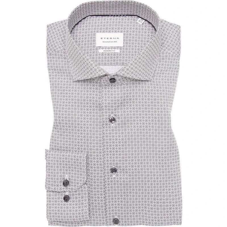 4159 X17V Printet Skjorte i Modern Fit