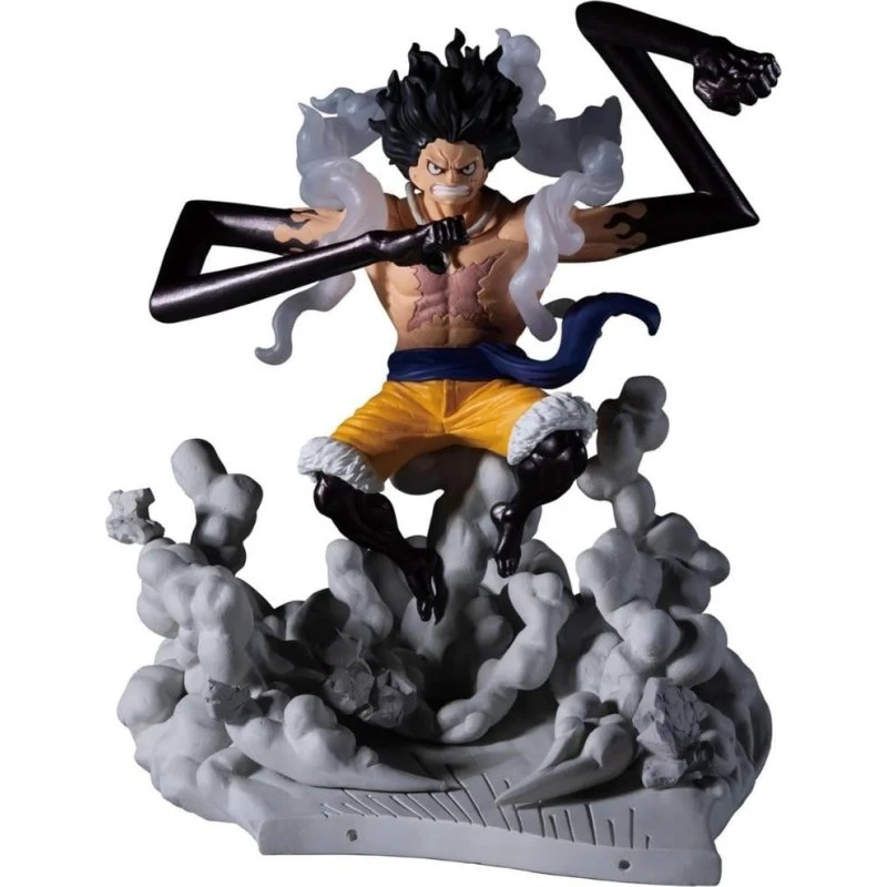 Banpresto One Piece Monkey D. Luffy Gear 4 Senkokkei Figur - 15cm