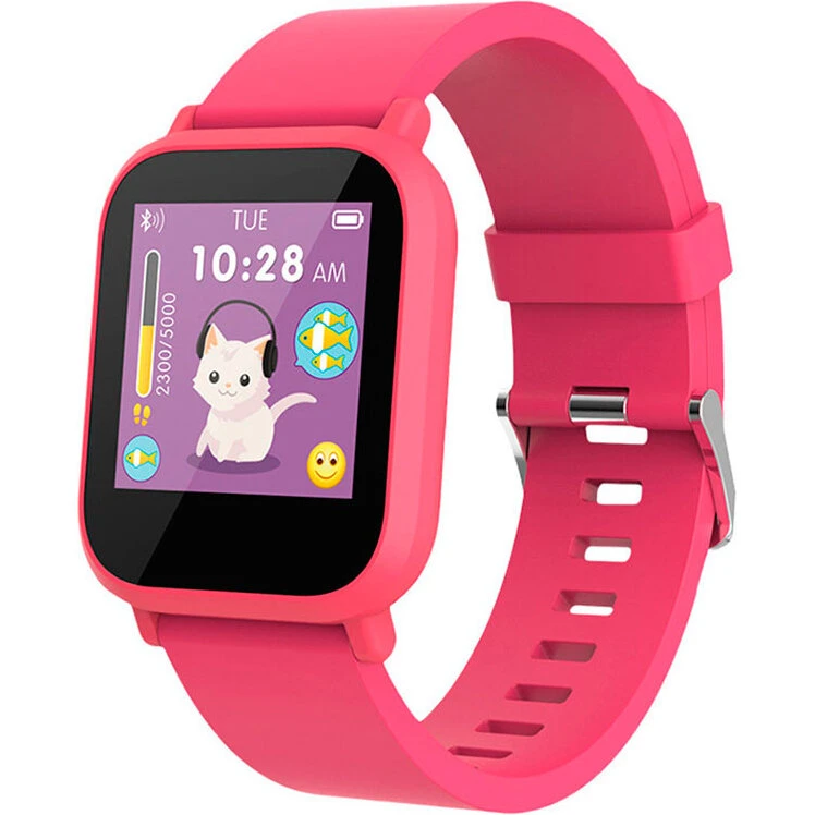Maxlife MXSW-200 børne-smartwatch, pink (vandtæt)