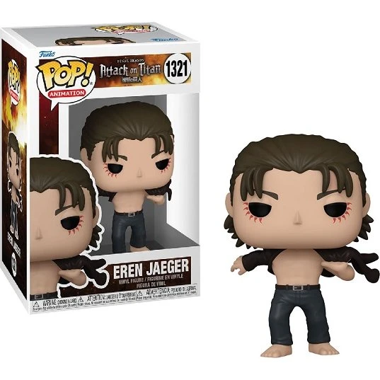 Funko Pop! Attack on Titan Eren Jeager #1321 - Vinylfigur 9 cm
