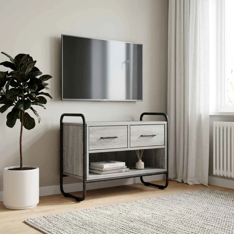 vidaXL TV-skab 60x30x50 cm Grå Sonoma