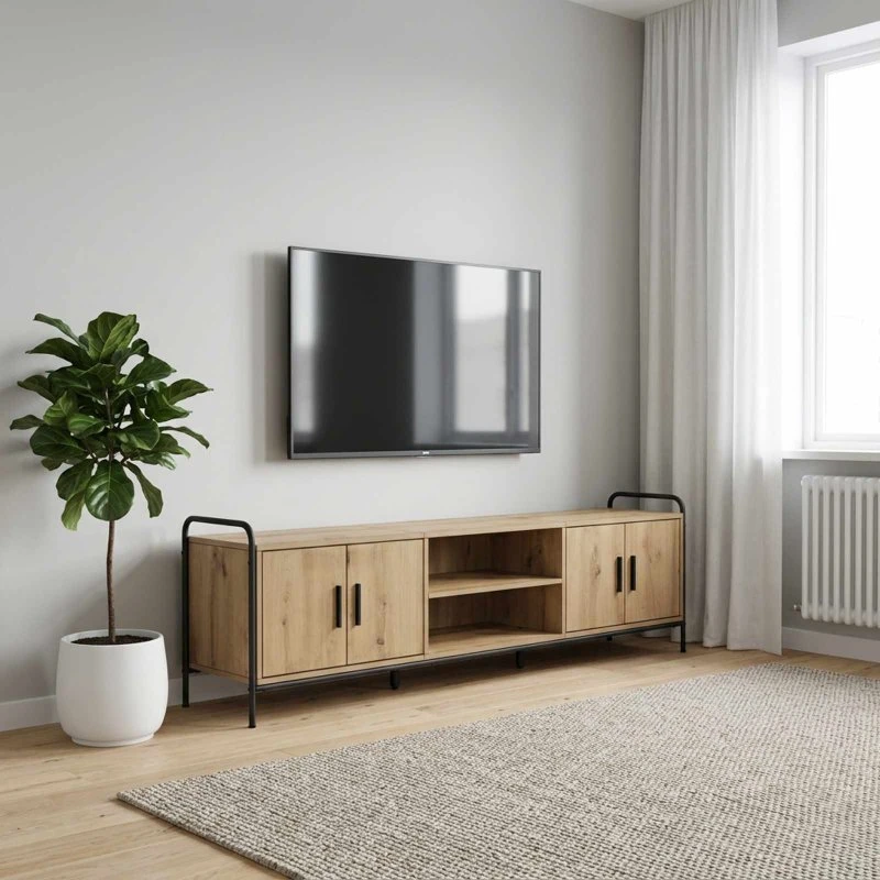 vidaXL TV-skab Artisan-eg 167,5 x 33 x 50 cm