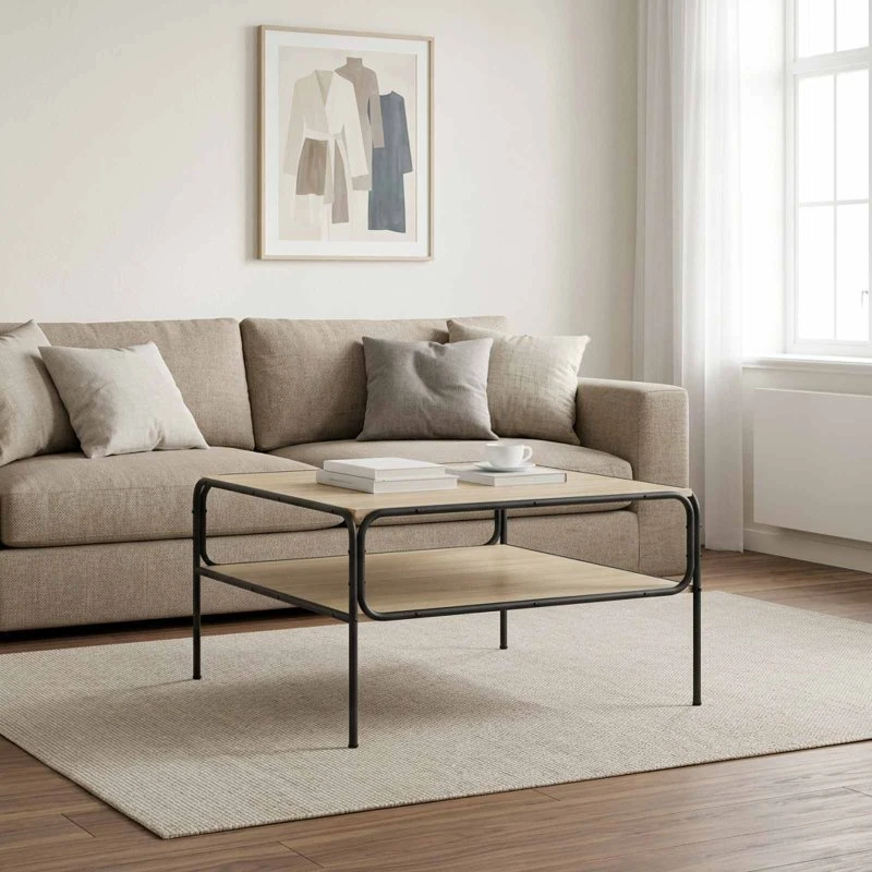 vidaXL Sidebord Sonoma-eg 100 x 50 x 46 cm