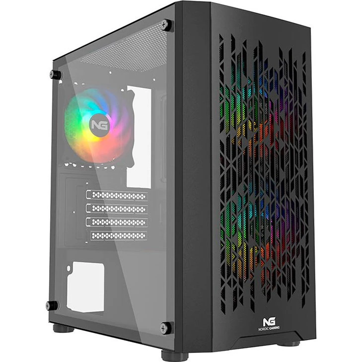 Nordic Gaming Fenris RGB Mini-tower micro-ATX, sort