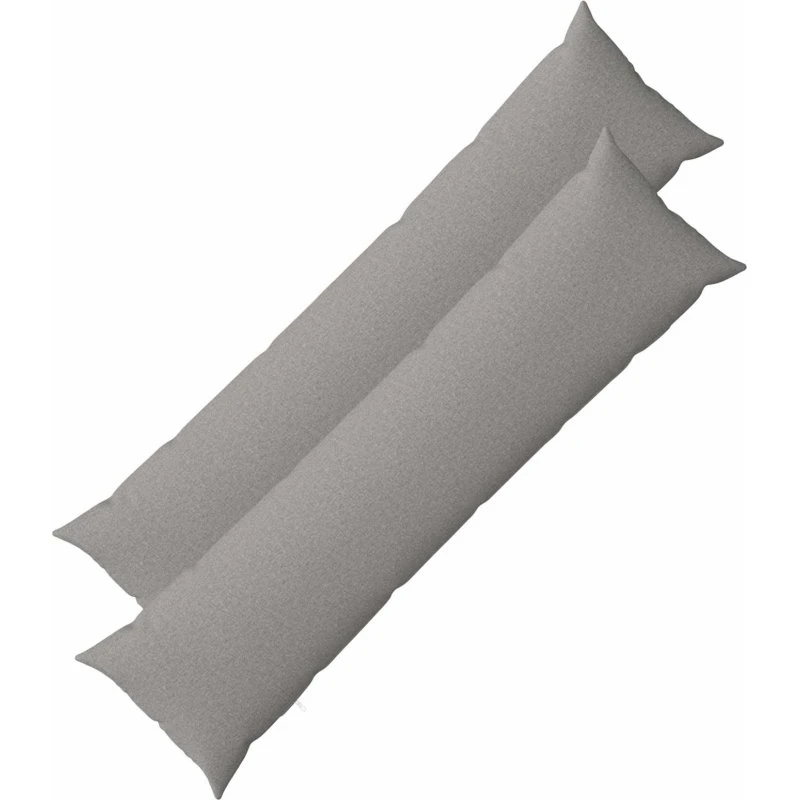 vidaXL Heerlen Pyntepuder 2 stk. - Skygrå - 40 x 145 cm