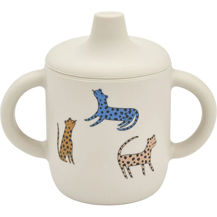 Liewood Neil tudekop i silikone – Leopard Multi