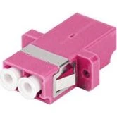 Lanberg Netværksadapter Fiberoptik OM4 LC/UPC Duplex 50/125 my