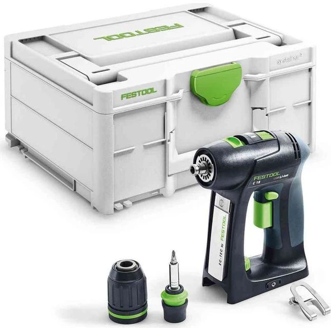 Festool C 18‑Basic akku bore-/skruemaskine i Systainer3