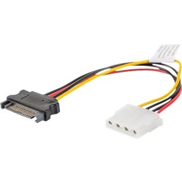 Lanberg Strømforsyningsadapter 4-PIN til SATA, 15 cm