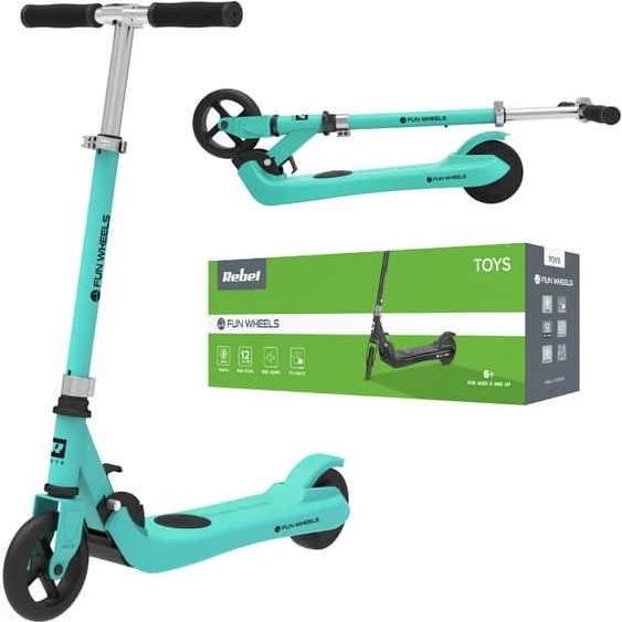 Rebel Fun Wheels El-løbehjul til børn - Blå