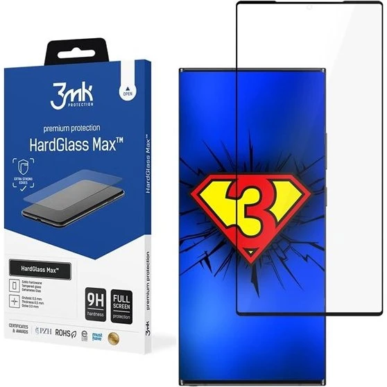 3MK HardGlass Max Skærmbeskytter til Samsung Galaxy Note 20 Ultra 5G
