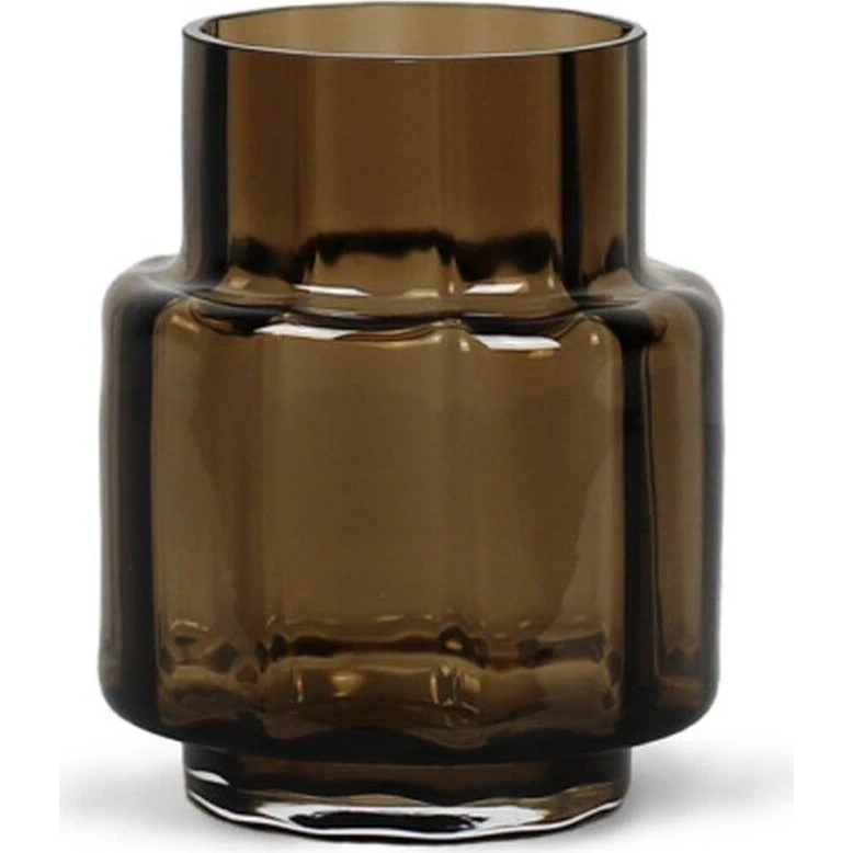 Hurricane Reflections No. 53 Vase/lysestage - Sepia Brown