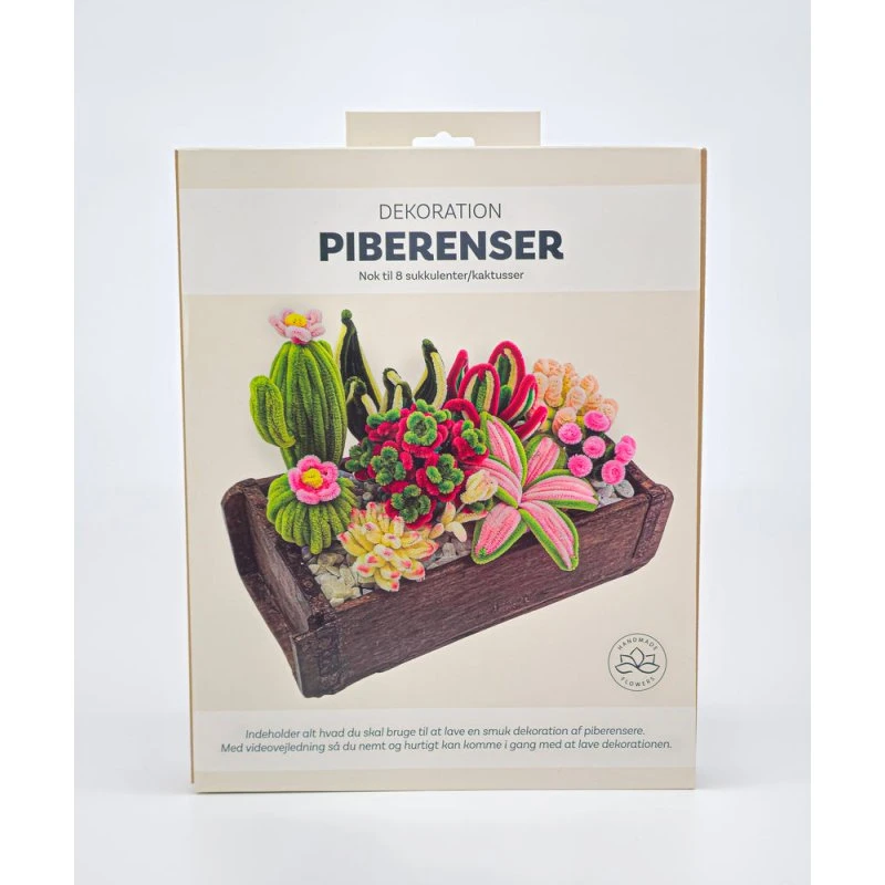 Piberenser planter dekoration kaktus/sukkulent, 8 stk.
