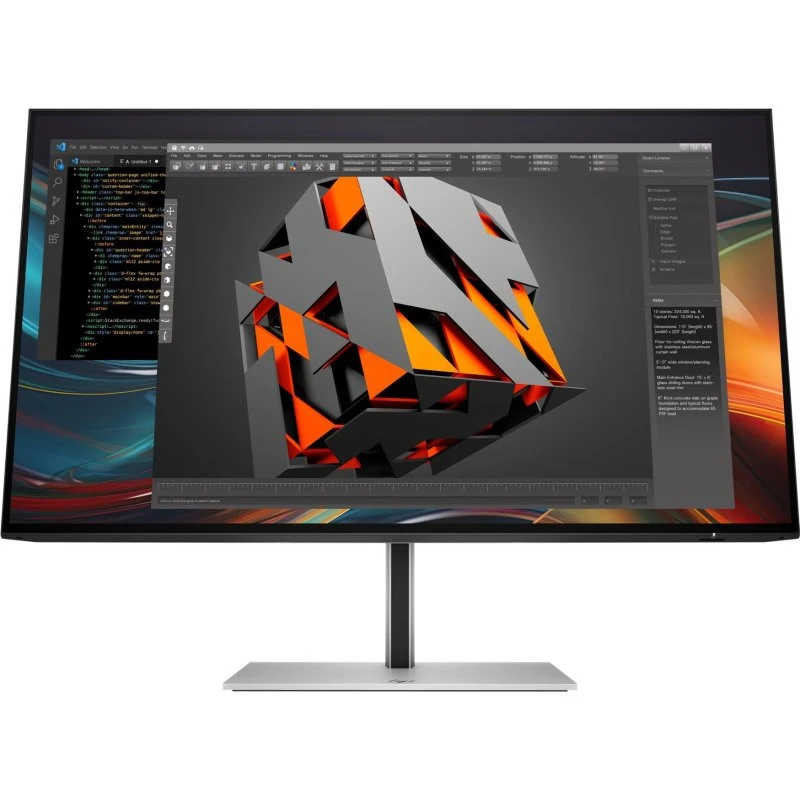 HP 724pf Series 7 Pro 23,8" Full HD IPS Skærm - Sort/Sølv