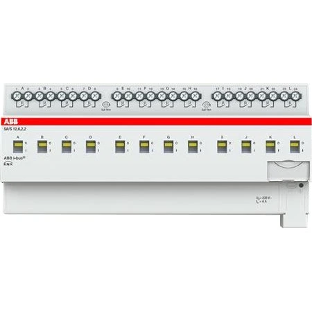 ABB SA/S12.6.2.2 KNX Udgangsmodul - 12 kanal, 6A, MDRC