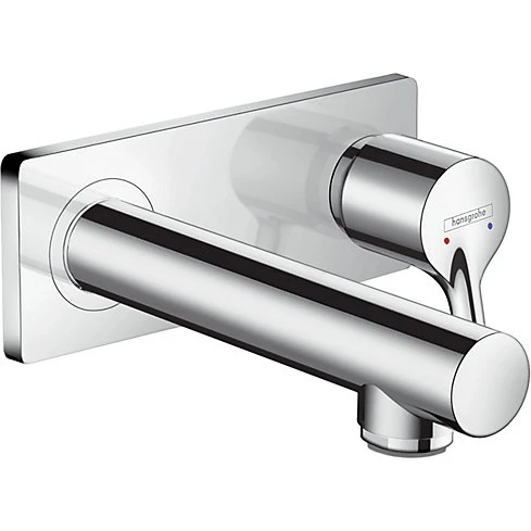hansgrohe Talis S Håndvaskarmatur til væg, 165mm tud, Krom