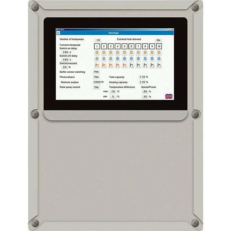 Panasonic PAW-A2W-CMH Kaskadestyring til Aquarea H & J