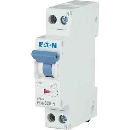 Eaton Automatsikring C20A 1P+N 6kA 1M