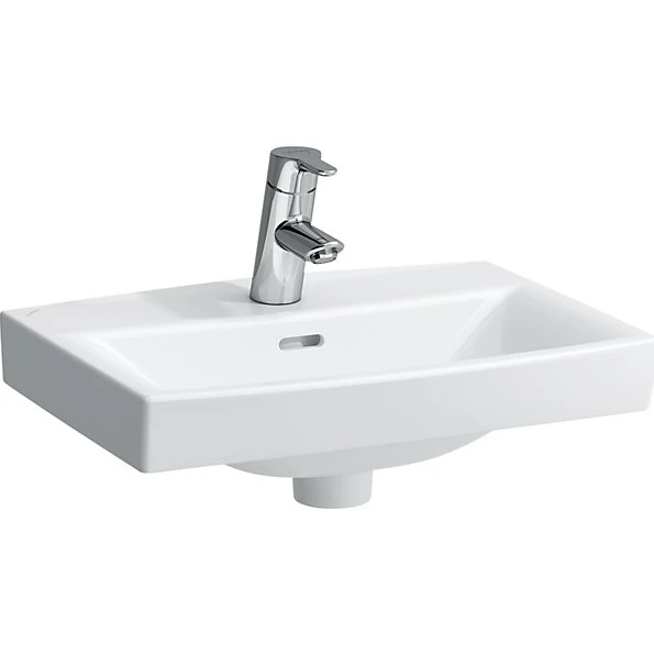 Laufen Pro-N håndvask 500x360mm hvid porcelæn med hanehul