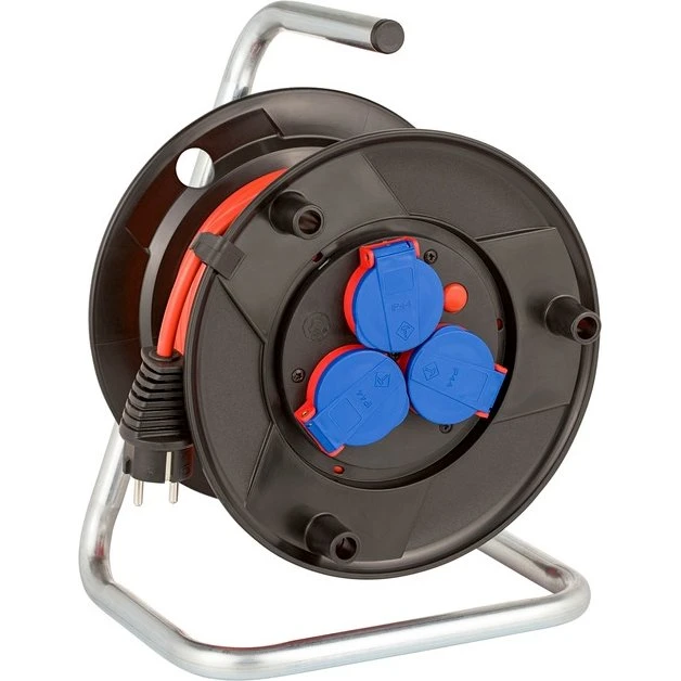 Brennenstuhl 1098530001 Kabeltromle - 20 m med 3 udtag