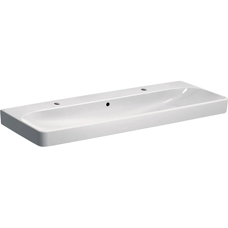 Geberit Smyle håndvask 1200x480mm hvid med KeraTect glasur