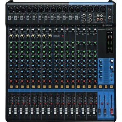 Yamaha MG20 20-kanals livemixer med D-PRE