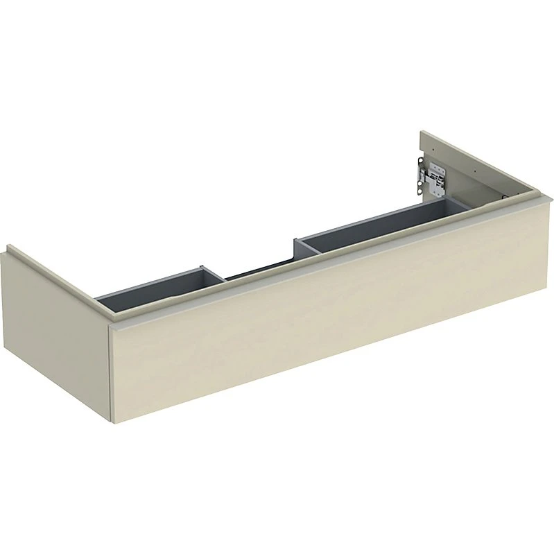 Geberit Icon vaskeskab i sandgrå med 1 skuffe (1184x476x247mm)
