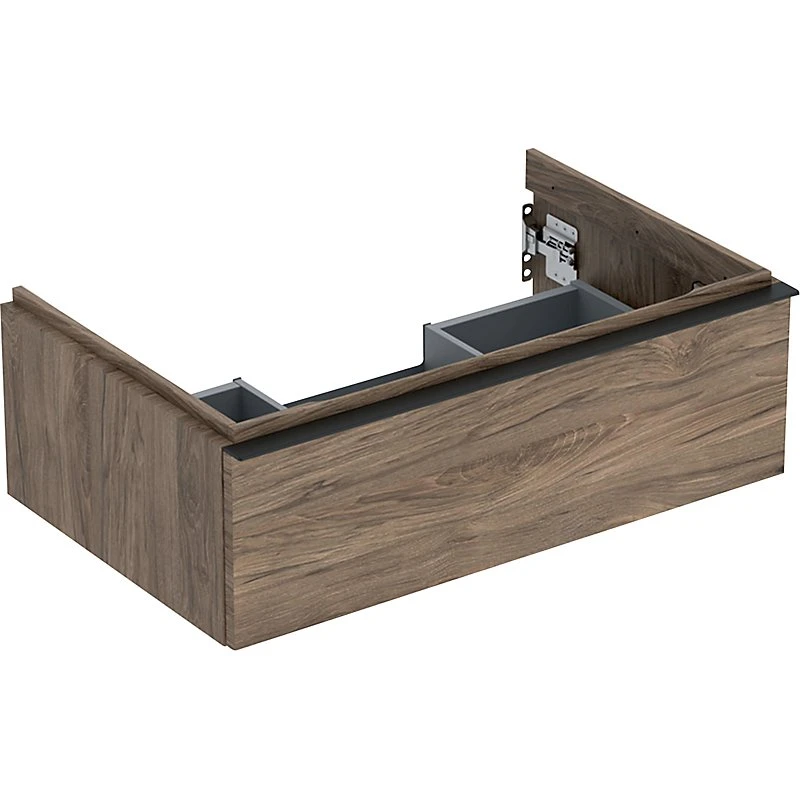 Geberit Icon vaskeskab i nøddetræ hickory - 740x476x247mm