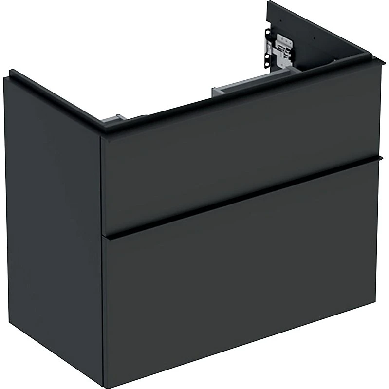 Geberit Icon vaskeskab 740x416x615mm med 2 skuffer i Lava mat