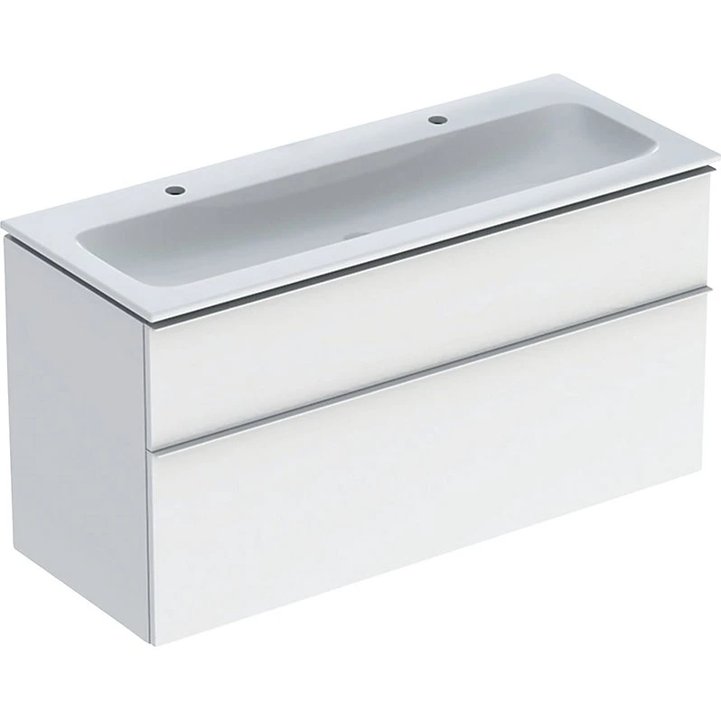 Geberit Icon møbelpakke 1200x480x630mm 2 skuffer hvid