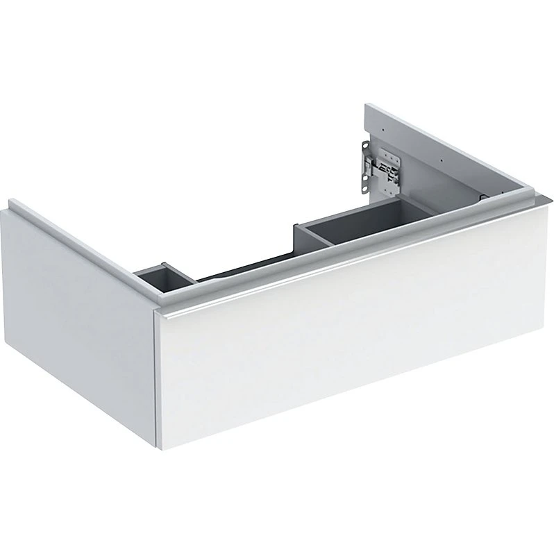 Geberit Icon vaskeskab 740x476x247mm 1 skuffe, hvid højglans