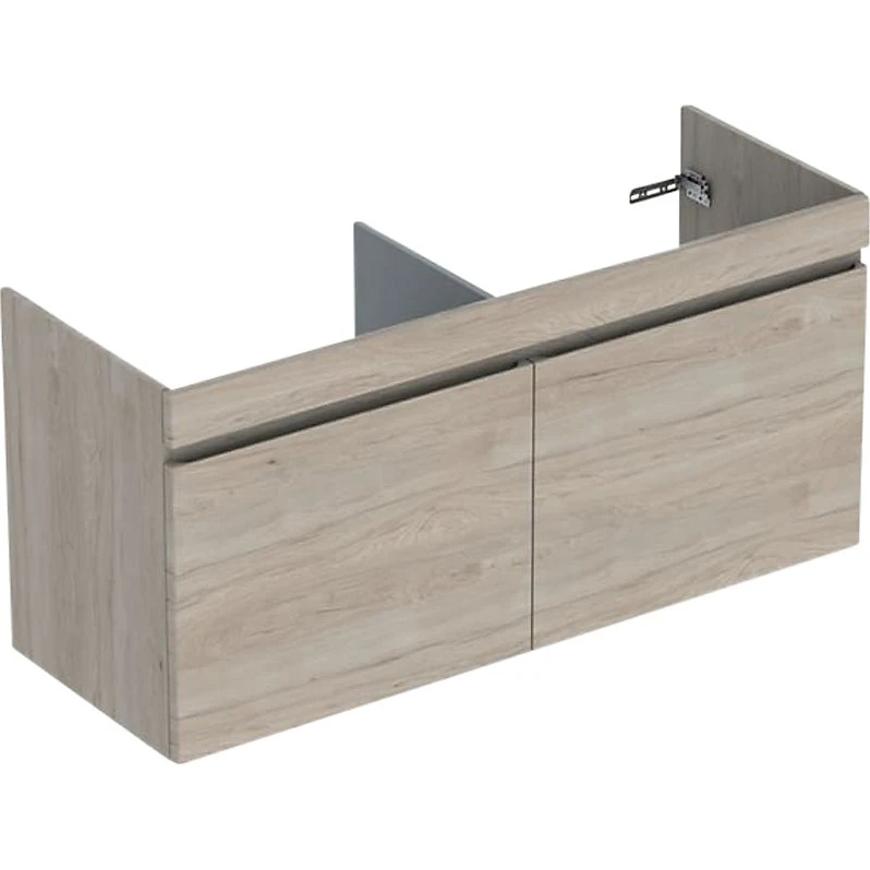 Geberit Renova Plan vaskeskab 1230mm - Nøddetræ Hickory Lys