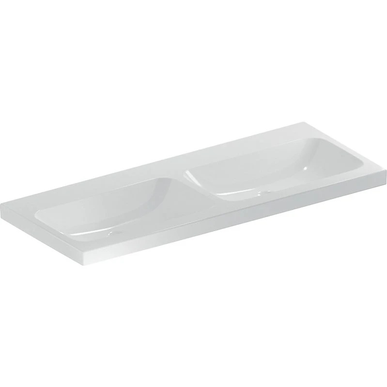 Geberit Icon Light dobbelt håndvask 1200x480mm hvid