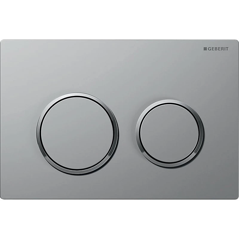 Geberit Omega20 betjeningsplade blank krom