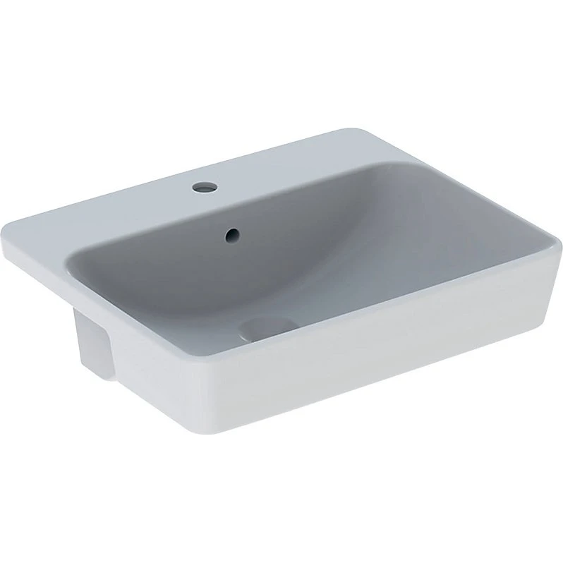 Geberit Variform håndvask 550x450x185mm hvid delvis nedfældning