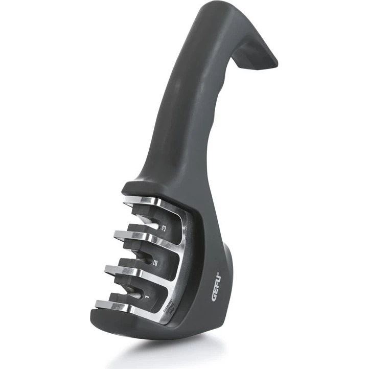 GEFU Knivsliber COLT - Sort/Rustfrit Stål