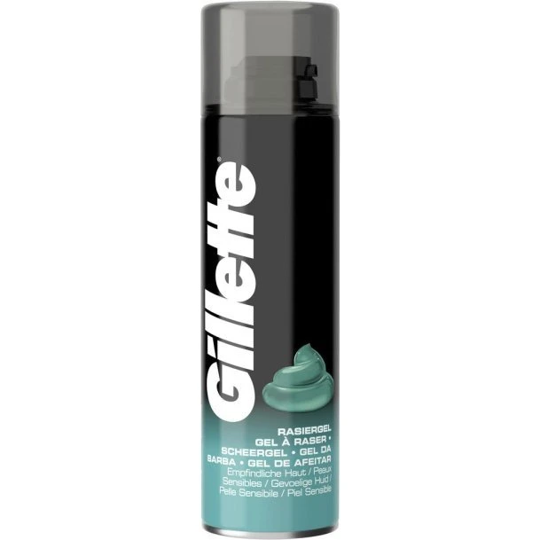 Gillette Sensitive Skin Barberingsgel 200 ml