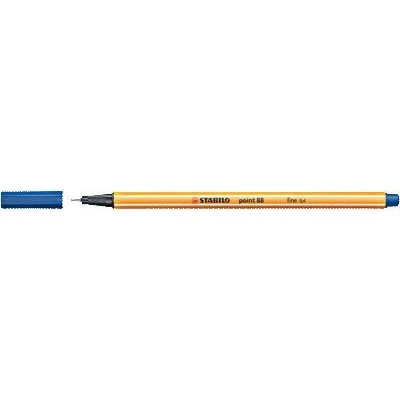 Stabilo Point 88 Fiberpen - Blå (0.4 mm)