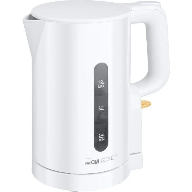 Clatronic WK 3834 Elkedel - 1 l, 900 W, Hvid