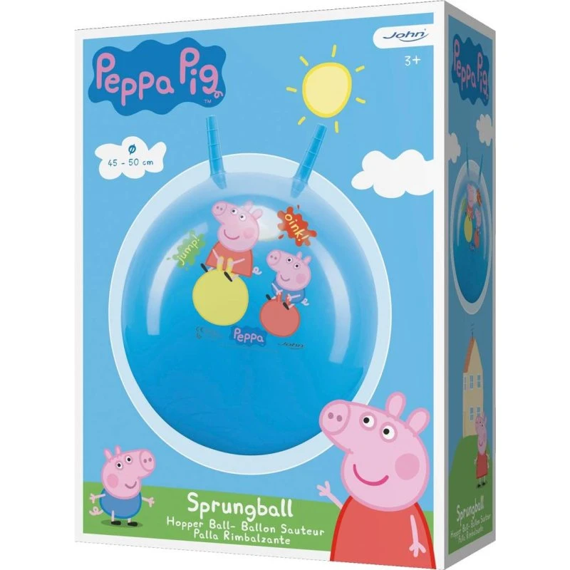 Peppa Pig Hopper Ball 50 cm - Gul hoppebold til børn