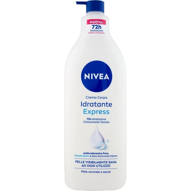 Nivea Express Fugtgivende Kropscreme til Normal/Tør Hud, 500 ml