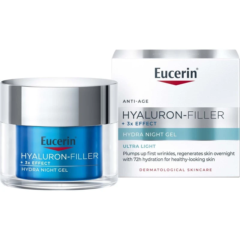 Eucerin Hyaluron-Filler +3x Effect Hydra Night Gel 50 ml