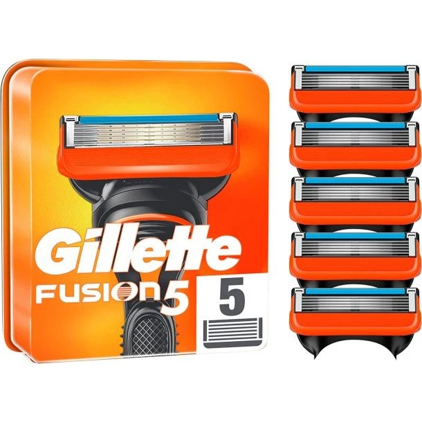 Gillette Fusion 5 barberblade, 4 stk