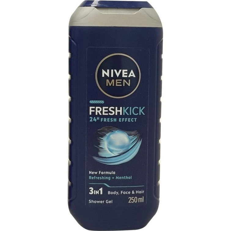 Nivea Cool Kick Shower Gel til mænd - 250 ml