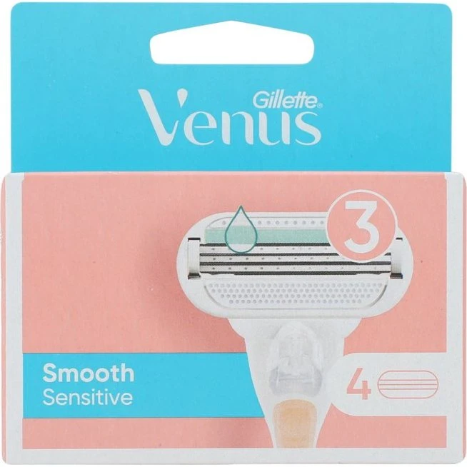 Gillette Venus Smooth Sensitive 4 stk