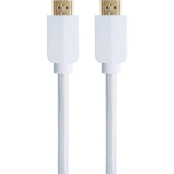 Nacon HDMI 2.1 8K flettet kabel 3 m – hvid