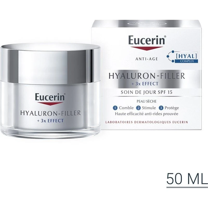 Eucerin Hyaluron-Filler +3x Day Effect SPF15 50ml