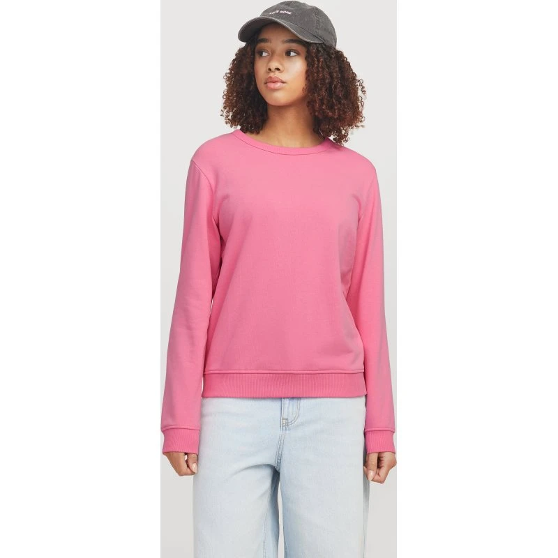 Jack & Jones JXMADI crewneck sweatshirt S – morning glory (pink)
