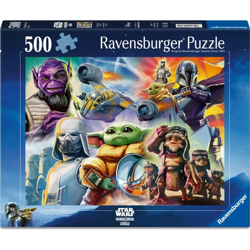 Ravensburger The Mandalorian og Grogu Puslespil - 500 brikker