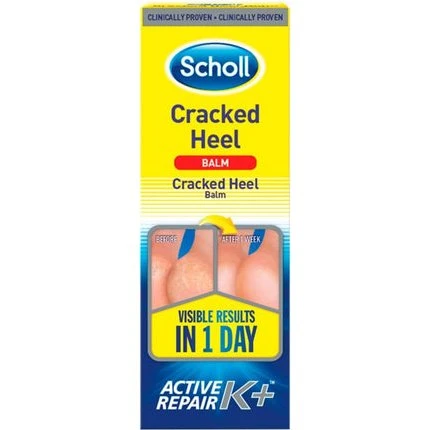 Scholl Reparerende creme K+ til revnede hæle 60 ml